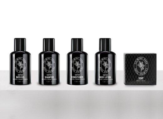 Hotel shampoo. Calming Park collection, 1.35 oz/40ml. bottle 280 items pack. 0.667 USD per item