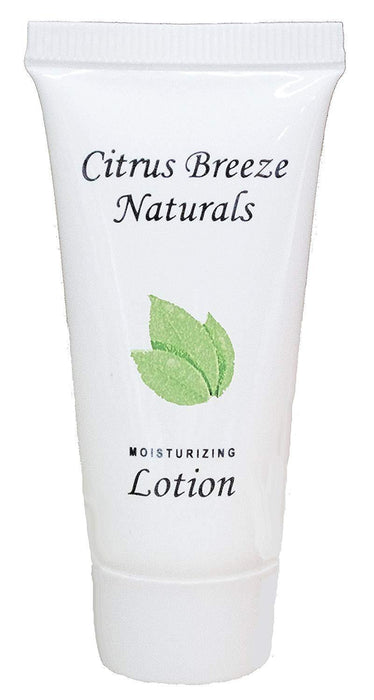 Hotel lotion. Citrus Breeze Naturals-collection. with organic Aloe Vera 0.85 oz/25ml tube. 300 items pack, 0.33 USD per item