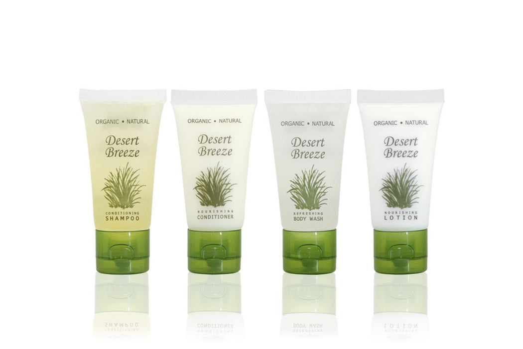 Hotel wholesale lotion. Desert Breeze collection. 1 oz, 30 ml. Flip cap. 300 Items pack, 0.44 USD per item