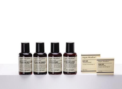 Hotel bath shower gel. Argan Meadow collection, 1.35 oz/40ml. bottle 280 items pack