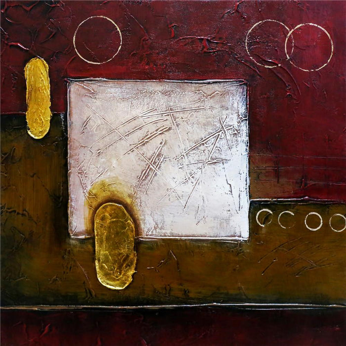 Gold Rush. Abstract hotel painting -100% handmade oil canvas. Ready to hang by Joe Cannon