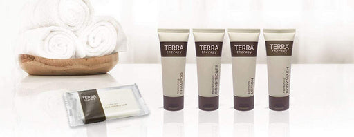 Hotel conditioner. Terra therapy-collection. 1.0 oz/30ml tube flip cap. 300 items pack, 0.40 USD per item