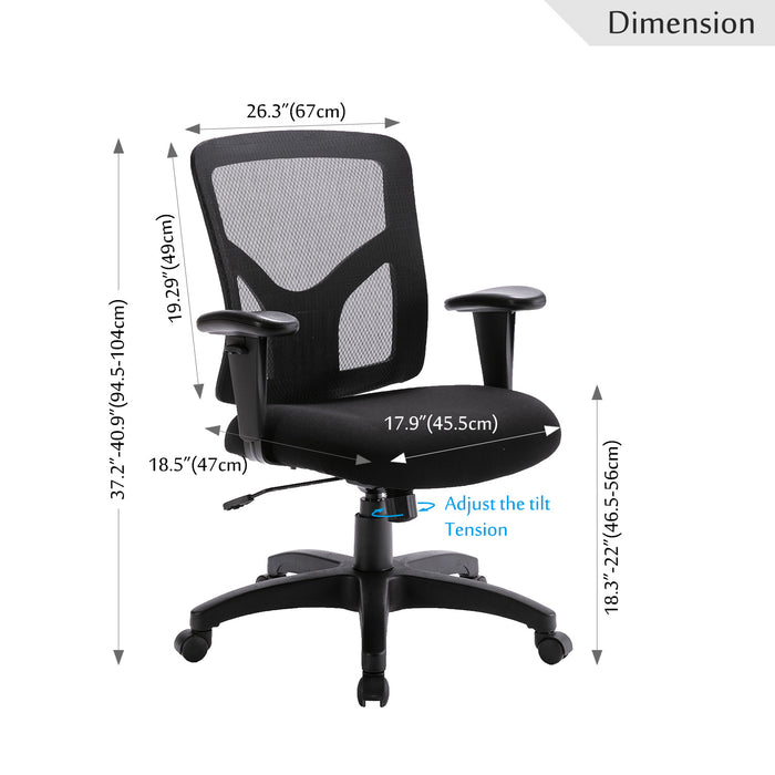 Big Ergonomic office chair mesh computer chair