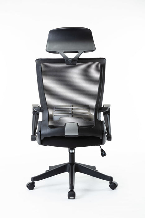 Mesh Office Chair, High Back Chair - Adjustable Headrest with Arms,  Lumbar Support