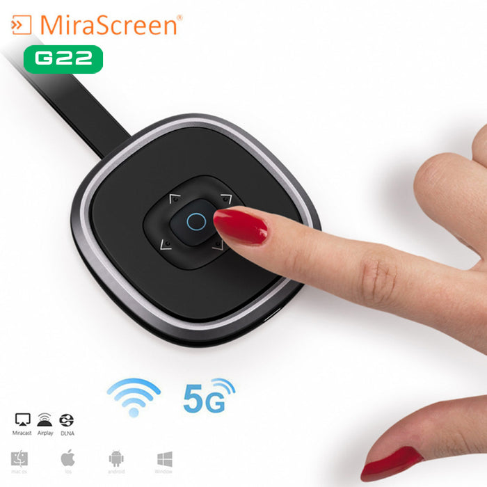 Mirascreen G22 HDMI receiver dongle Wireless 2.4G/5G anycast miracast Dongle Miracast Airplay Dlna Mirroring To HDTV 5G TV Stick