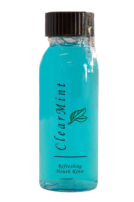 Hotel guest ClearMint Mouth Wash, 1 oz Travel/Hospitality size bottle for resorts, hotels, AirBnB VRBO, Travel Size Hotel Toiletries. 500 items pack, 0.59 USD per item