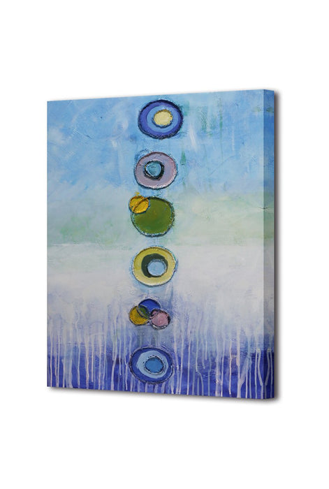 Star. Abstract hotel painting -100% handmade oil canvas. Ready to hang by Frankie Blue