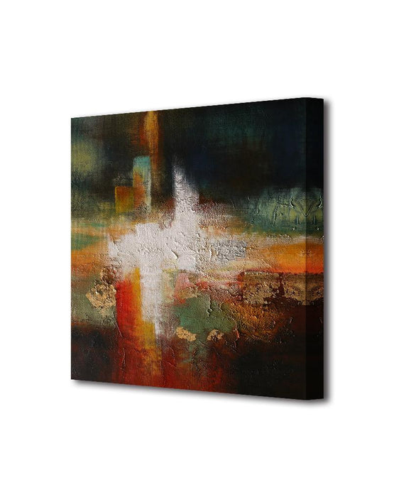 Miracle. Abstract hotel painting -100% handmade oil canvas. Ready to hang by Peter Alden