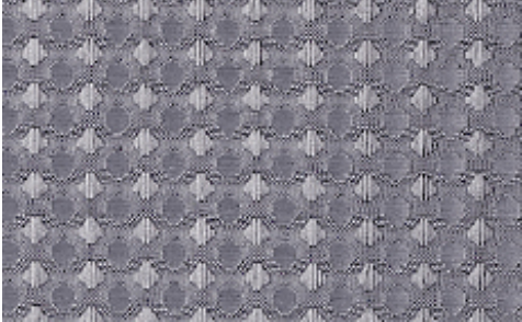Hudson waffle pattern shower curtain