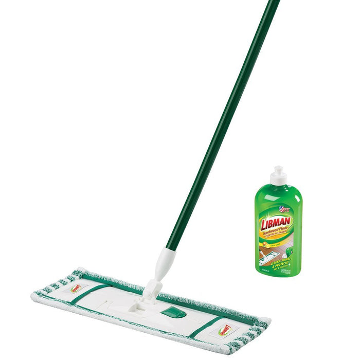 Hotel cleaning supplies and equipment. Microfiber mop.