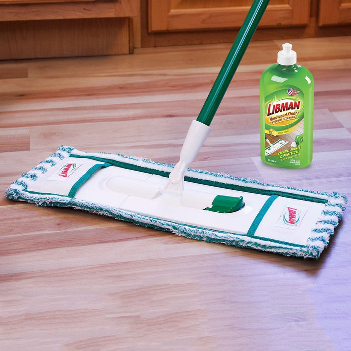 Hotel cleaning supplies and equipment. Microfiber mop.
