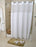 Moire hotel shower curtains white wholesale