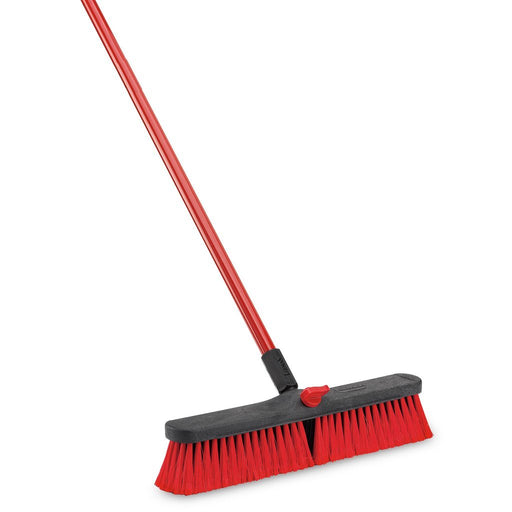 Push broom. Hotel cleaning supplies