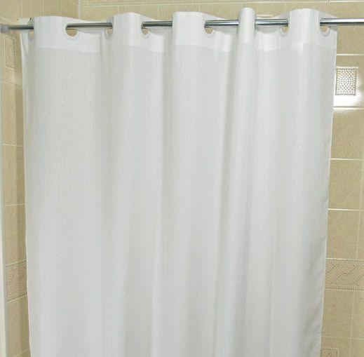 Nylon hospitality shower curtains wholesale