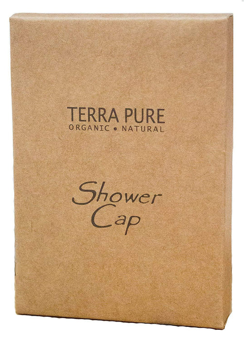 Hotel shower cap. Terra Pure green tea collection, box. 500 Items pack, 0.24 USD per item