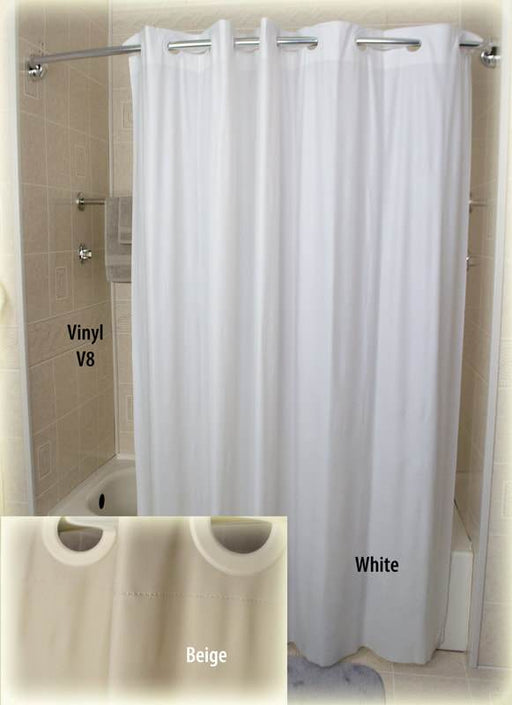 Hang2it Shower Curtains. Vinyl plain shower curtain