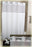 Millennium wholesale shower curtains wholesale white with window and liner